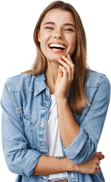 woman with a beautiful smile